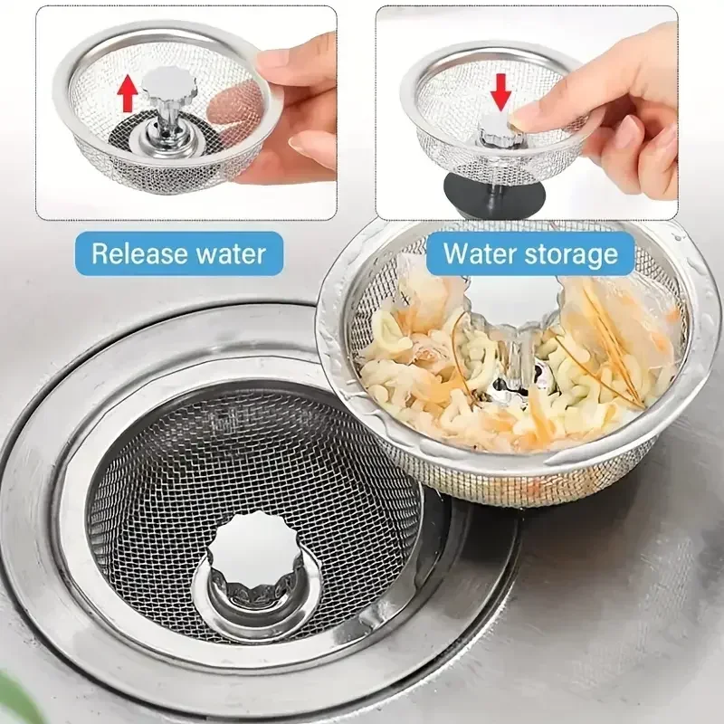 2Set Kitchen Sink Strainer Wit - огляд і ціна Commercial Kitchen Bin