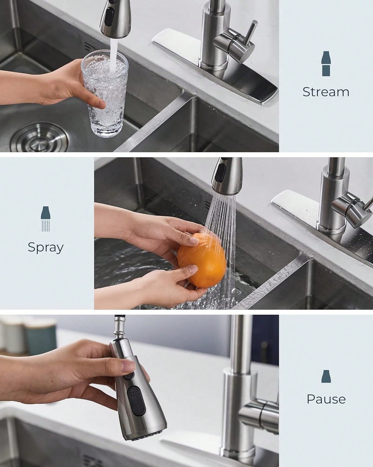 Kitchen Faucet With Pull-Down  - огляд і ціна Commercial Kitchen And Bar